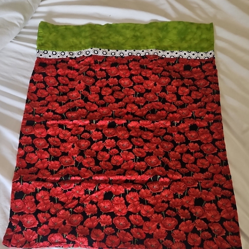 Brightly Colored Pillow Case Or Cotton Quilting Fabric.
